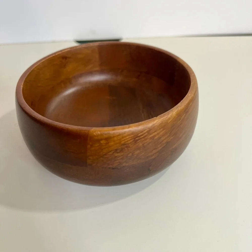 Hellerware salad Wood Bowl, Brown, 5 inch‎